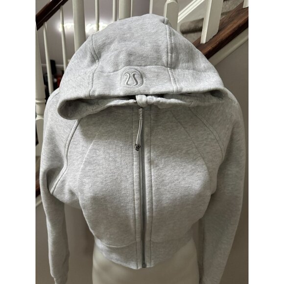 Lululemon Scuba Full-Zip Cropped Hoodie Size 4 - Picture 2 of 8